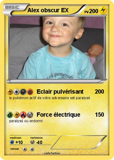 Pokemon Alex obscur EX