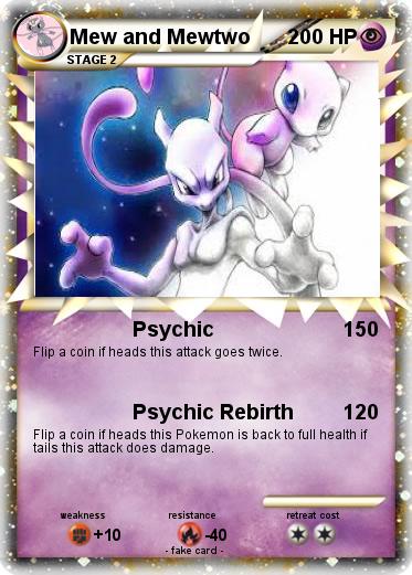 Pokemon Mew and Mewtwo