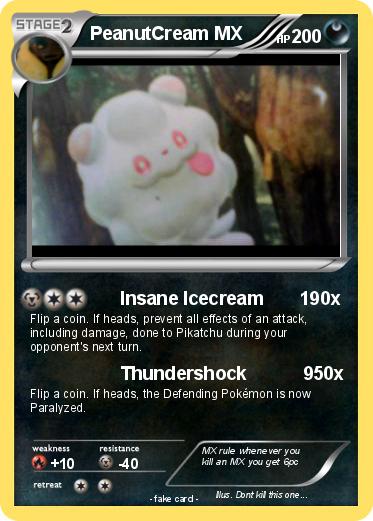 Pokemon PeanutCream MX