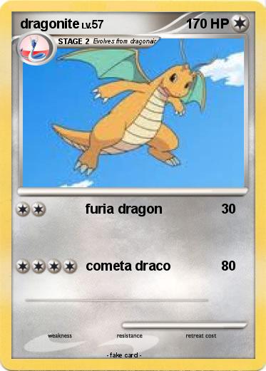 Pokemon dragonite