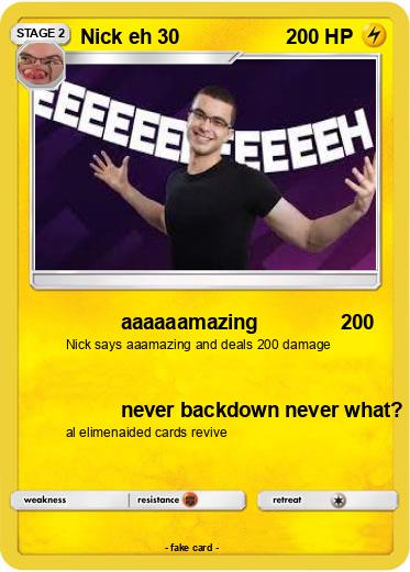 Pokemon Nick eh 30