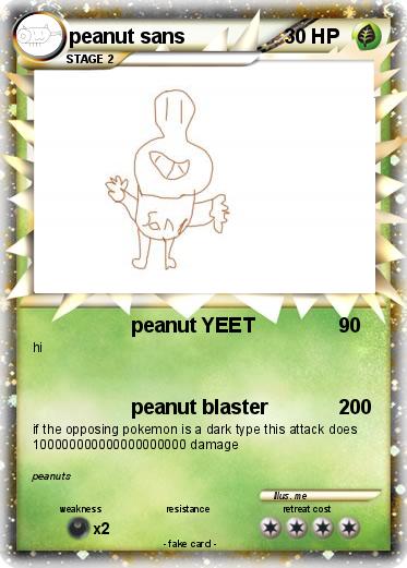 Pokemon peanut sans
