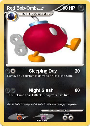 Pokemon Red Bob-Omb