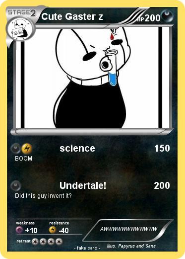 Pokemon Cute Gaster z