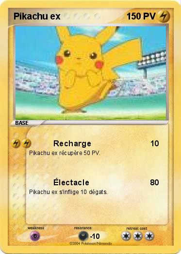 Pokemon Pikachu ex