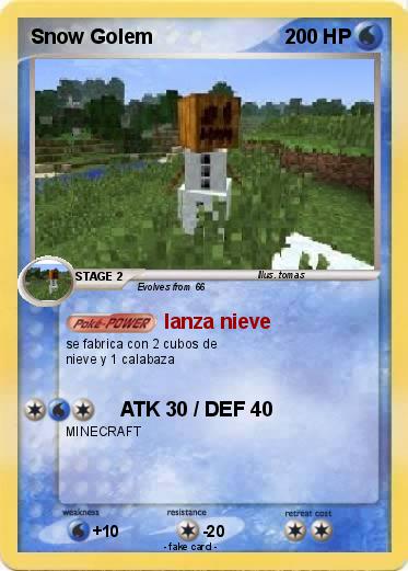 Pokemon Snow Golem