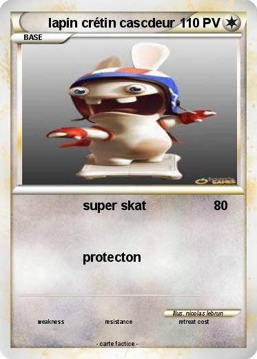 Pokemon lapin crétin cascdeur