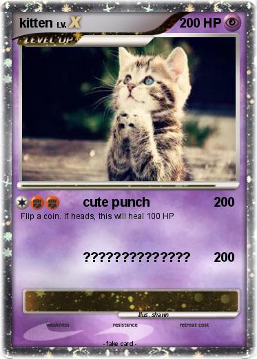 Pokemon kitten
