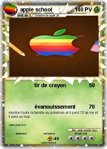 Pokemon apple school