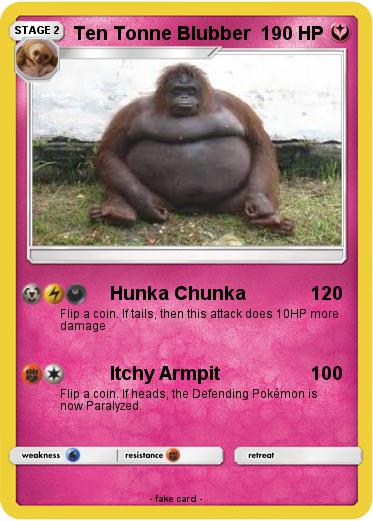 Pokemon Ten Tonne Blubber
