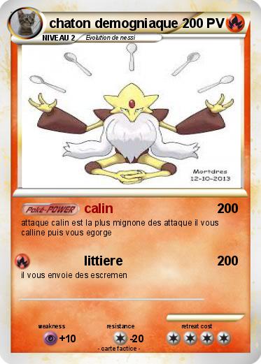 Pokemon chaton demogniaque