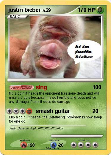 Pokemon justin bieber