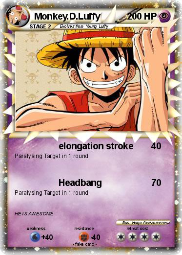 Pokemon Monkey.D.Luffy