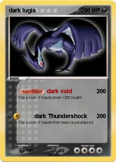 Pokemon dark lugia