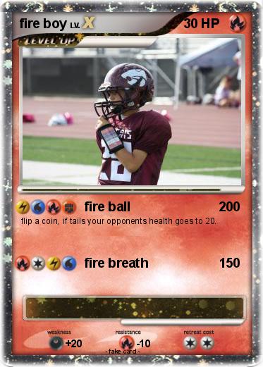 Pokemon fire boy