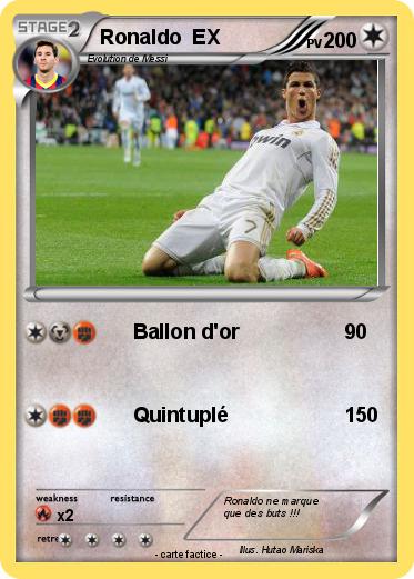 Pokemon Ronaldo  EX