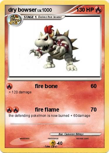 Pokemon dry bowser
