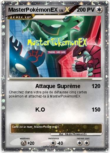 Pokemon MasterPokémonEX