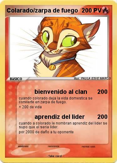 Pokemon Colarado/zarpa de fuego