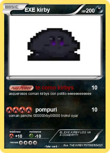 Pokemon EXE kirby