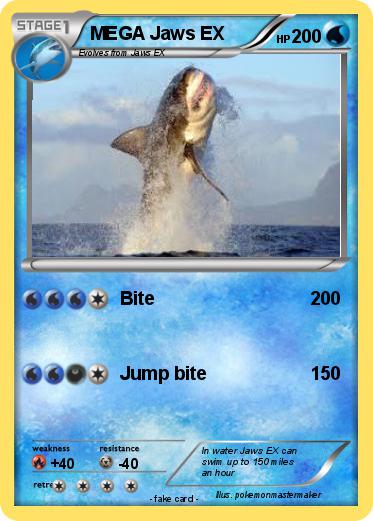 Pokemon MEGA Jaws EX