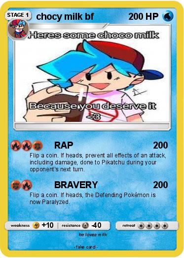 Pokemon chocy milk bf