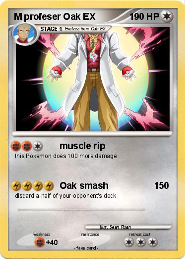 Pokemon M profeser Oak EX