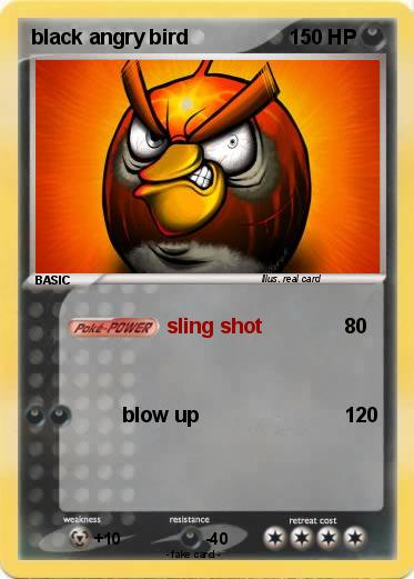 Pokemon black angry bird
