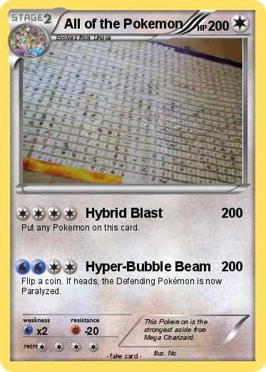 Pokemon All of the Pokemon