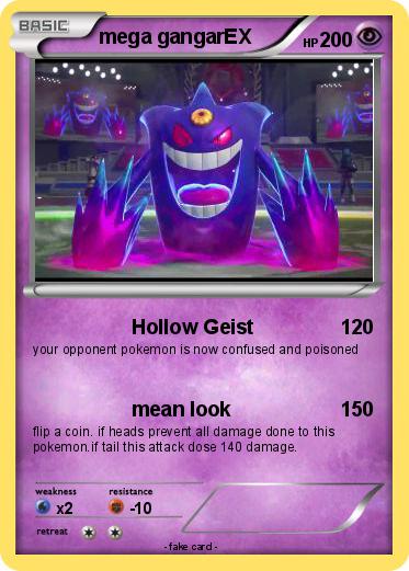 Pokemon mega gangarEX