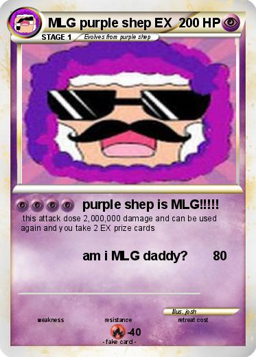 Pokemon MLG purple shep EX