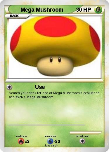 Pokemon Mega Mushroom