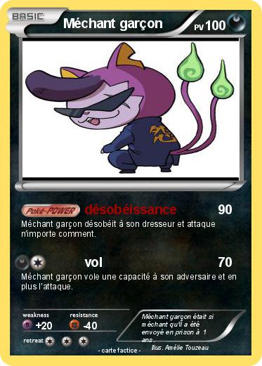 Pokemon Méchant garçon