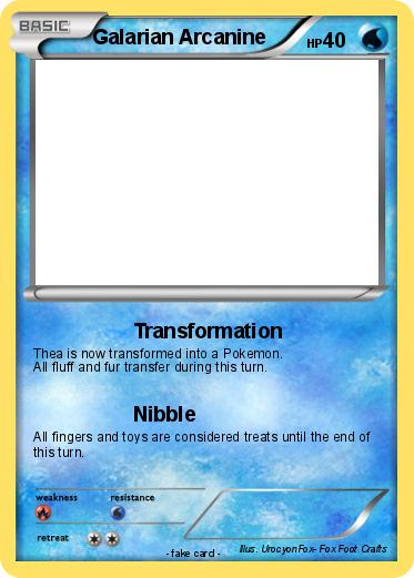 Pokemon Galarian Arcanine