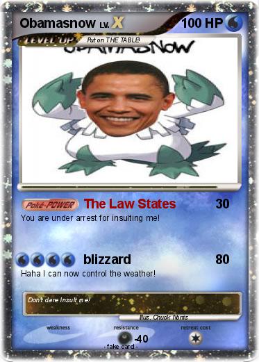 Pokemon Obamasnow