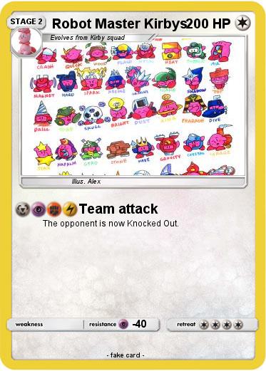 Pokemon Robot Master Kirbys