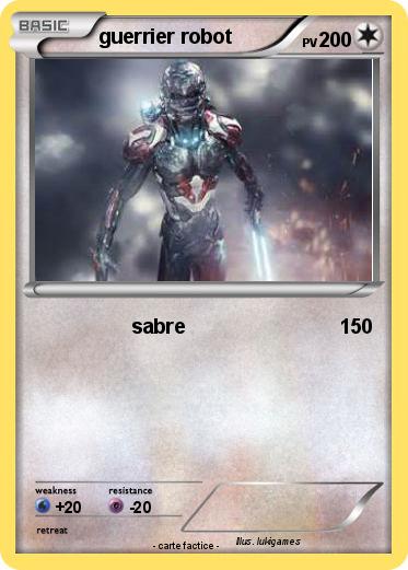 Pokemon guerrier robot
