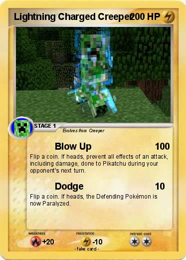 Pokemon Lightning Charged Creeper