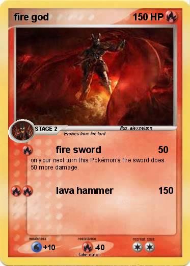 Pokemon fire god