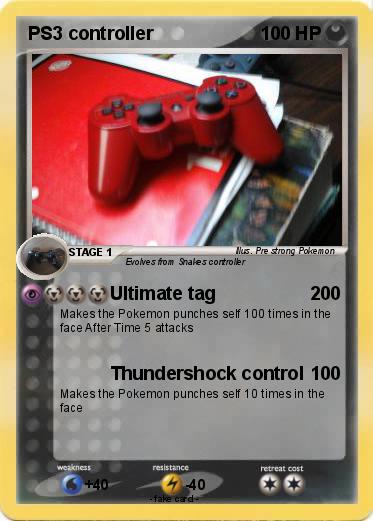 Pokemon PS3 controller