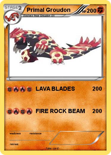 Pokemon Primal Groudon