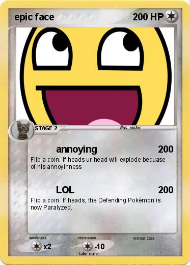 Pokemon epic face
