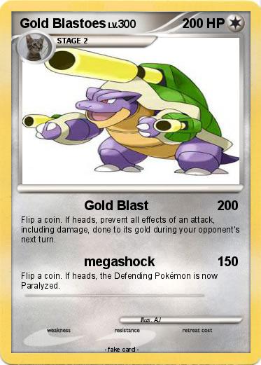 Pokemon Gold Blastoes