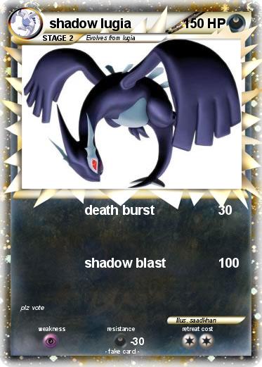 Pokemon shadow lugia