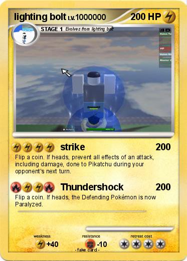 Pokemon lighting bolt