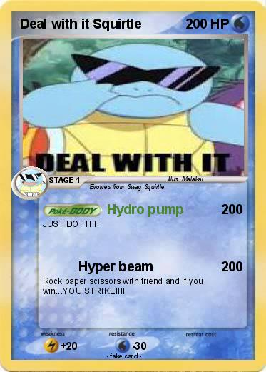 Pokemon Deal with it Squirtle