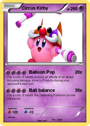 Pokemon Circus Kirby