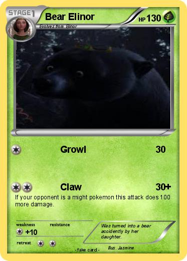 Pokemon Bear Elinor