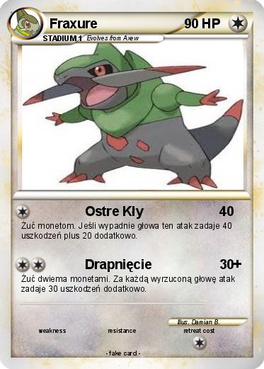 Pokemon Fraxure