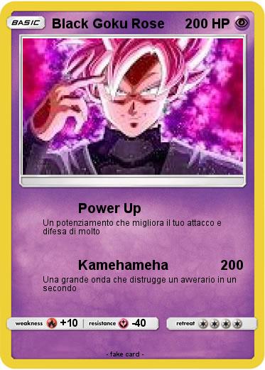 Pokemon Black Goku Rose